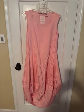 Rundholz Dip Pink Sleeveless Bubble Balloon Dress Vintage